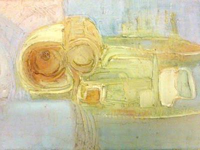 Quadro materico di Venino Naldi