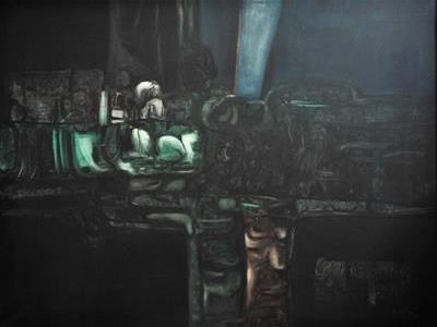 Quadro informale di Venino Naldi