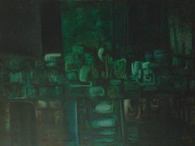 Quadro informale di Venino Naldi